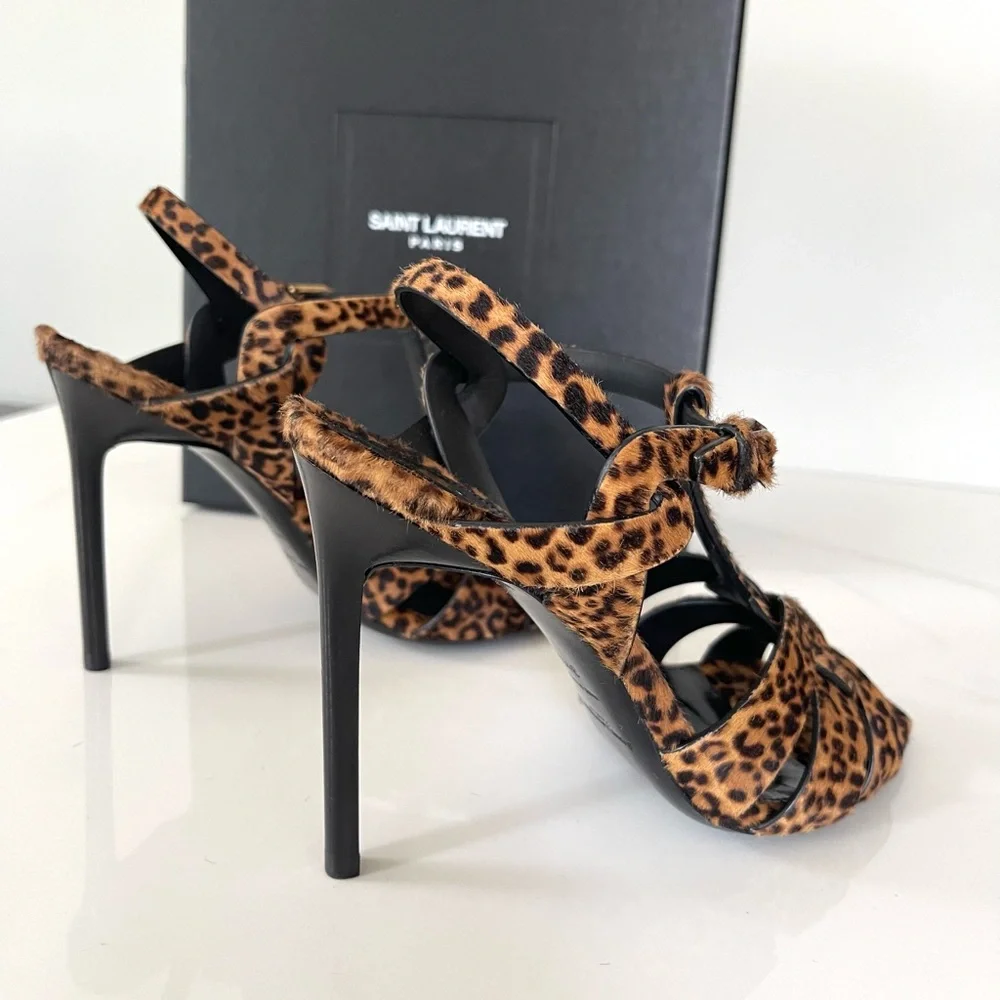 NEW IN BOX AUTHENTIC SAINT LAURENT TRIBUTE SANDALS - Picture 10 of 16